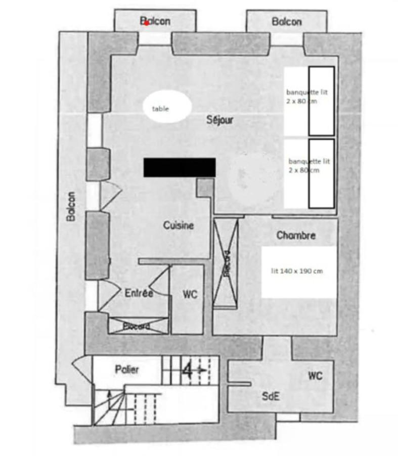 Appartement 6 Personnes, Les 3 Vallees, Pres Des Thermes Brides-les-Bains Eksteriør bilde